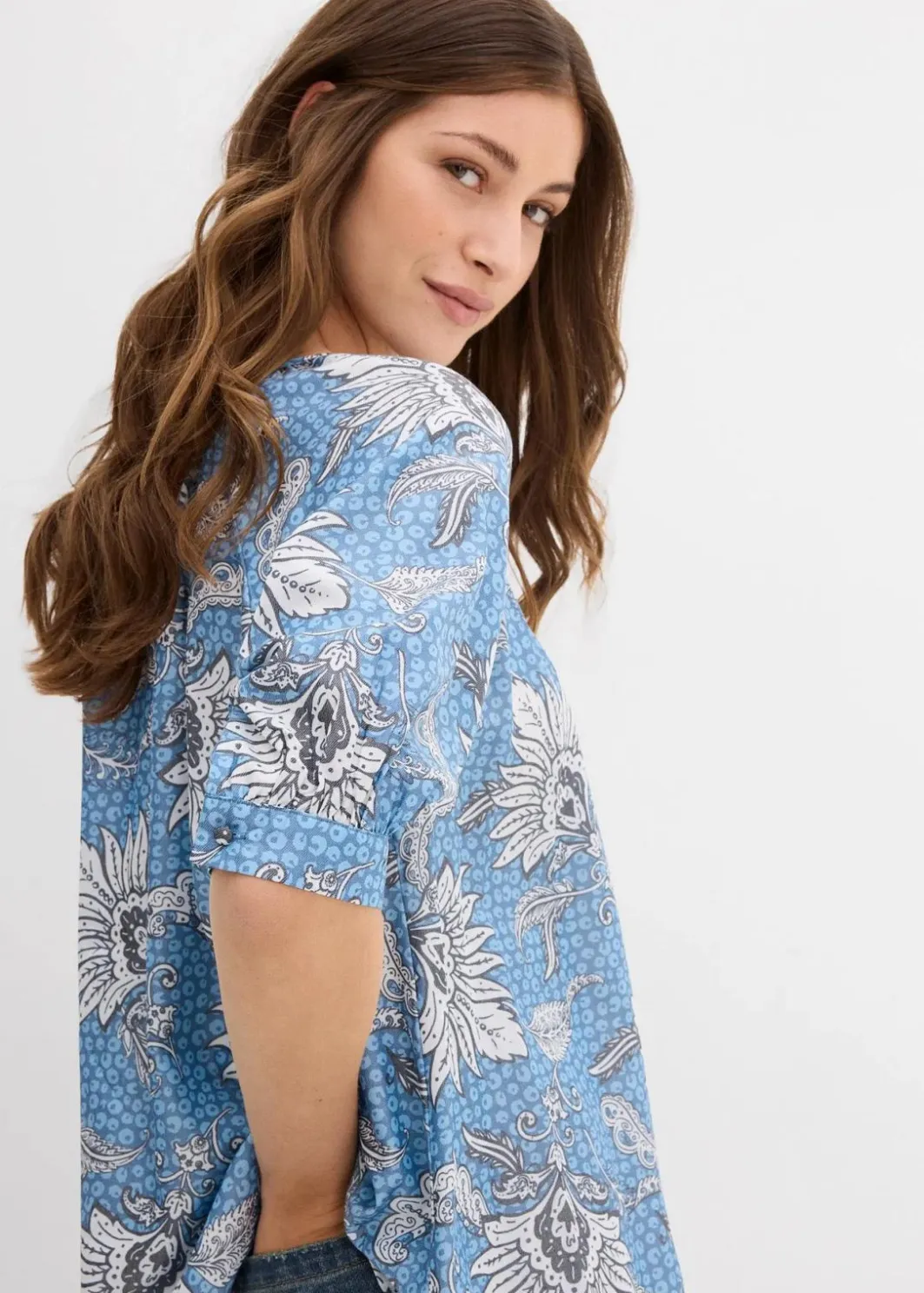 Best Bluse aus feinem Viskose-Mix Damen Bekleidung·Jacken & Mäntel|Blusen & Tuniken