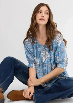 Best Bluse aus feinem Viskose-Mix Damen Bekleidung·Jacken & Mäntel|Blusen & Tuniken
