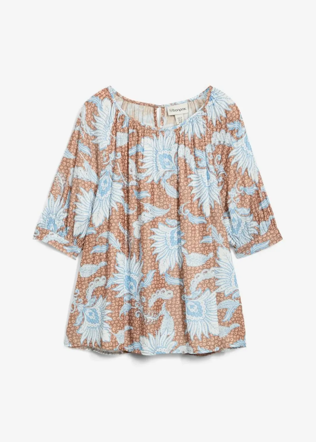Damen bonprix Blusen & Tuniken|Bekleidung·Jacken & Mäntel|Bluse aus feinem Viskose-Mix