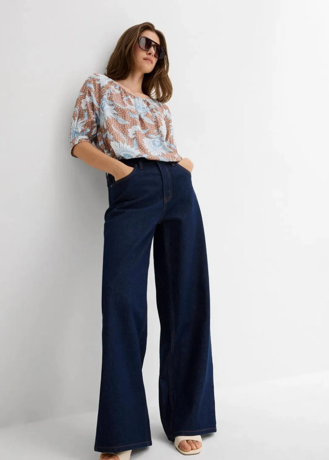Damen bonprix Blusen & Tuniken|Bekleidung·Jacken & Mäntel|Bluse aus feinem Viskose-Mix