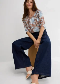 Damen bonprix Blusen & Tuniken|Bekleidung·Jacken & Mäntel|Bluse aus feinem Viskose-Mix