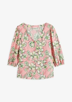 Hot Bluse aus feinem Viskose-Mix Damen Blusen & Tuniken|Bekleidung·Jacken & Mäntel