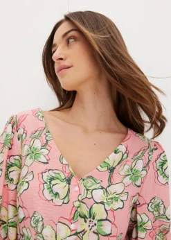 Hot Bluse aus feinem Viskose-Mix Damen Blusen & Tuniken|Bekleidung·Jacken & Mäntel