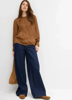 Clearance Bluse aus fließendem Satin Damen Blusen & Tuniken|Bekleidung·Jacken & Mäntel