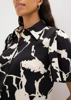 Hot Bluse aus fließendem Satin Damen Bekleidung·Jacken & Mäntel|Zweiteiler & Sets