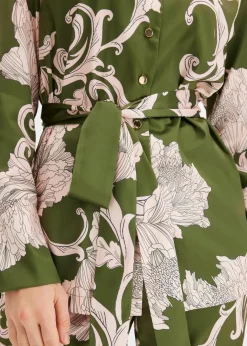 Online Bluse aus fließendem Satin Damen Bekleidung·Jacken & Mäntel|Zweiteiler & Sets