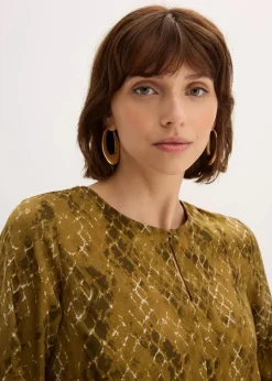 Online Bluse aus fließendem Satin Damen Bekleidung·Jacken & Mäntel|Nachhaltigere Materialien