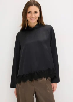 Damen bonprix Bekleidung·Jacken & Mäntel|Blusen & Tuniken|Bluse aus fließendem Satin