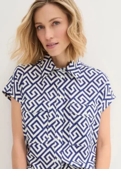 New Bluse aus fließender Viskose Damen Nachhaltigere Materialien|Blusen & Tuniken