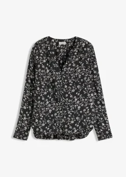 Outlet Bluse aus fließender Viskose Damen Bekleidung·Jacken & Mäntel|Blusen & Tuniken