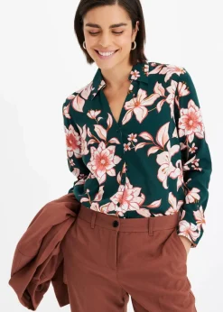 Damen bonprix Bekleidung·Jacken & Mäntel|Blusen & Tuniken|Bluse aus fließender Viskose