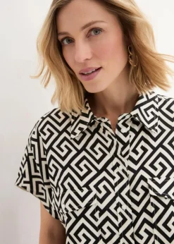Best Bluse aus fließender Viskose Damen Bekleidung·Jacken & Mäntel|Blusen & Tuniken