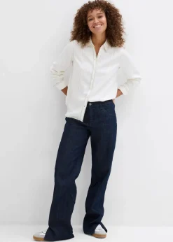 Damen bonprix Nachhaltigere Materialien|Bekleidung·Jacken & Mäntel|Bluse aus fließender Viskose