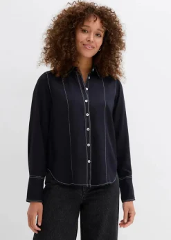 Damen bonprix Bekleidung·Jacken & Mäntel|Nachhaltigere Materialien|Bluse aus fließender Viskose