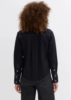 Damen bonprix Bekleidung·Jacken & Mäntel|Nachhaltigere Materialien|Bluse aus fließender Viskose