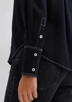 Damen bonprix Bekleidung·Jacken & Mäntel|Nachhaltigere Materialien|Bluse aus fließender Viskose