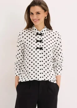 Damen bonprix Bekleidung·Jacken & Mäntel|Nachhaltigere Materialien|Bluse aus fließender Viskose
