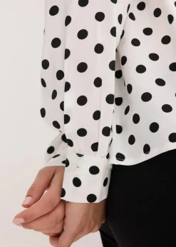 Damen bonprix Bekleidung·Jacken & Mäntel|Nachhaltigere Materialien|Bluse aus fließender Viskose