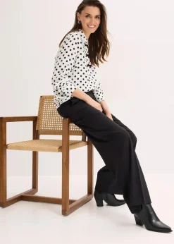 Damen bonprix Bekleidung·Jacken & Mäntel|Nachhaltigere Materialien|Bluse aus fließender Viskose