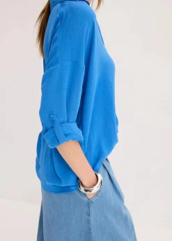 Damen bonprix Bekleidung·Jacken & Mäntel|Blusen & Tuniken|Bluse aus leichtem Crêpe