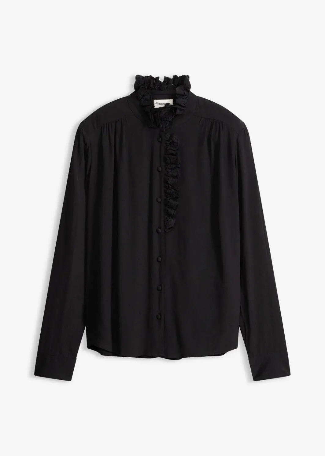 Outlet Bluse aus luftigem Crêpe Damen Blusen & Tuniken|Bekleidung·Jacken & Mäntel