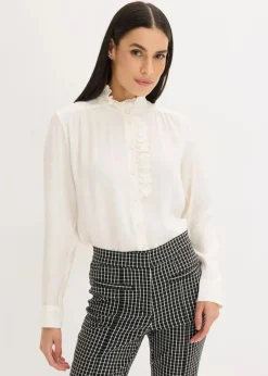 Damen bonprix Bekleidung·Jacken & Mäntel|Blusen & Tuniken|Bluse aus luftigem Crêpe