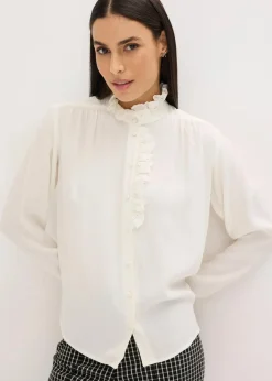 Damen bonprix Bekleidung·Jacken & Mäntel|Blusen & Tuniken|Bluse aus luftigem Crêpe