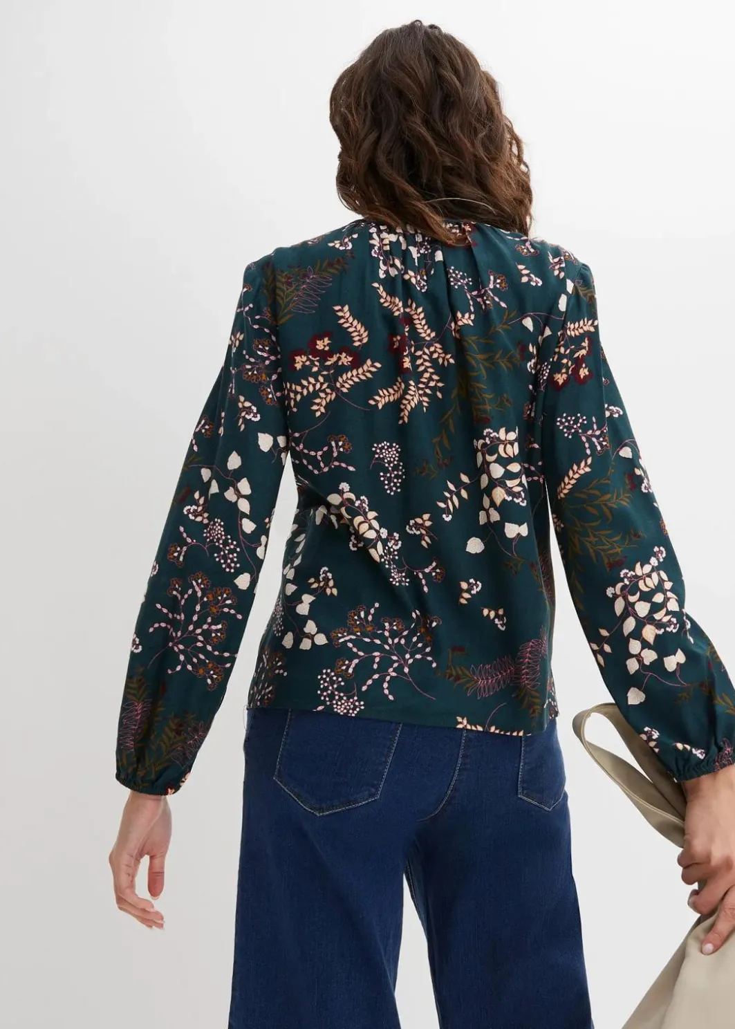 Hot Bluse aus nachhaltiger Viskose Damen Bekleidung·Jacken & Mäntel|Nachhaltigere Materialien