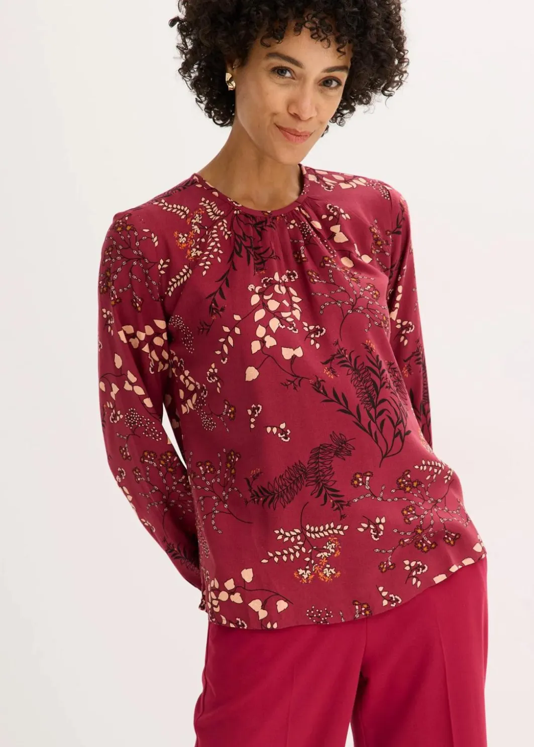 Damen bonprix Blusen & Tuniken|Nachhaltigere Materialien|Bluse aus nachhaltiger Viskose