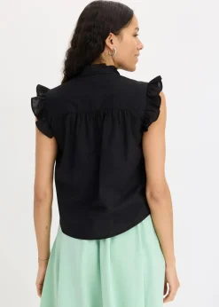 Damen bonprix Blusen & Tuniken|Bekleidung·Jacken & Mäntel|Bluse aus reiner Baumwolle