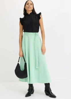 Damen bonprix Blusen & Tuniken|Bekleidung·Jacken & Mäntel|Bluse aus reiner Baumwolle