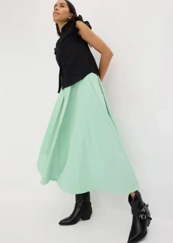 Damen bonprix Blusen & Tuniken|Bekleidung·Jacken & Mäntel|Bluse aus reiner Baumwolle
