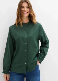 Damen bonprix Bekleidung·Jacken & Mäntel|Blusen & Tuniken|Bluse aus reiner Baumwolle