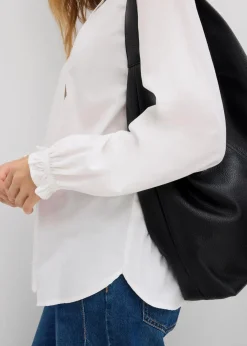 Damen bonprix Blusen & Tuniken|Bekleidung·Jacken & Mäntel|Bluse aus reiner Baumwolle