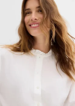 Damen bonprix Blusen & Tuniken|Bekleidung·Jacken & Mäntel|Bluse aus reiner Baumwolle