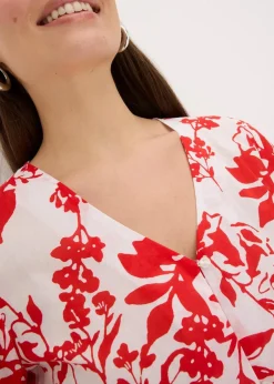 Damen bonprix Zweiteiler & Sets|Blusen & Tuniken|Bluse aus reiner Baumwolle