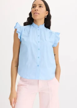 Damen bonprix Bekleidung·Jacken & Mäntel|Blusen & Tuniken|Bluse aus reiner Baumwolle