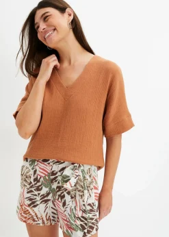 New Bluse aus reiner Baumwolle Damen Bekleidung·Jacken & Mäntel|Blusen & Tuniken