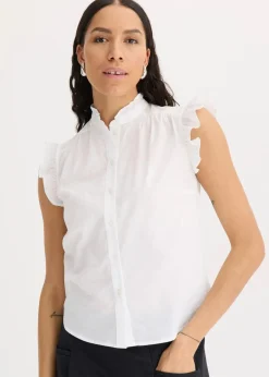 Bluse aus reiner Baumwolle Damen Blusen & Tuniken|Bekleidung·Jacken & Mäntel