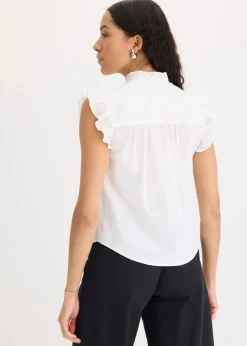 Bluse aus reiner Baumwolle Damen Blusen & Tuniken|Bekleidung·Jacken & Mäntel