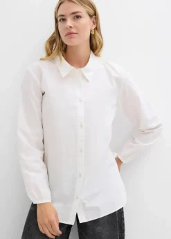 Discount Bluse aus reiner Baumwolle Damen Bekleidung·Jacken & Mäntel|Blusen & Tuniken