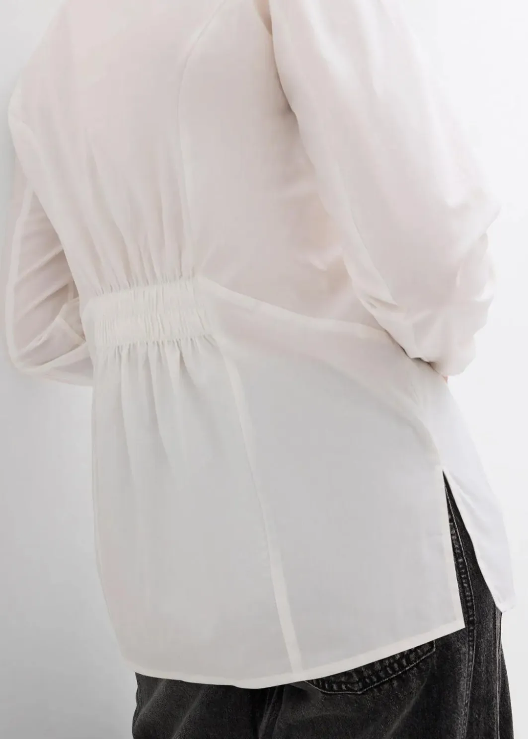 Discount Bluse aus reiner Baumwolle Damen Bekleidung·Jacken & Mäntel|Blusen & Tuniken
