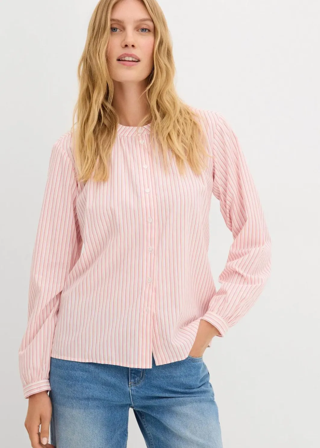 Damen bonprix Bekleidung·Jacken & Mäntel|Blusen & Tuniken|Bluse aus reiner Baumwolle