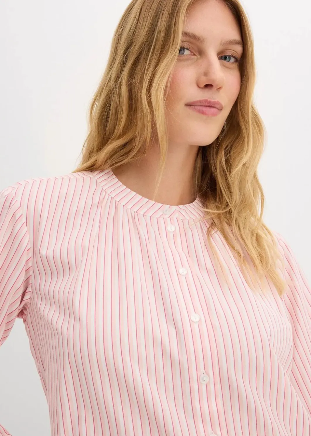 Damen bonprix Bekleidung·Jacken & Mäntel|Blusen & Tuniken|Bluse aus reiner Baumwolle