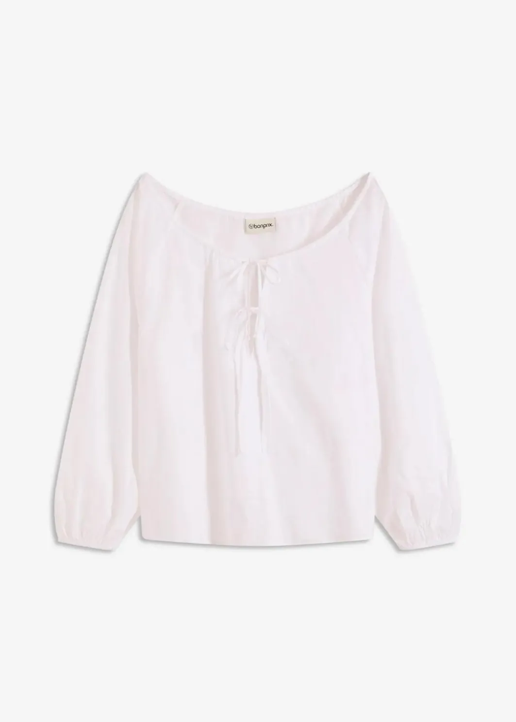 Damen bonprix Blusen & Tuniken|Bekleidung·Jacken & Mäntel|Bluse aus reiner Bio-Baumwolle