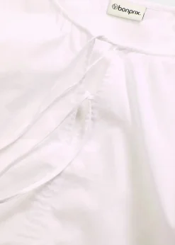 Damen bonprix Blusen & Tuniken|Bekleidung·Jacken & Mäntel|Bluse aus reiner Bio-Baumwolle