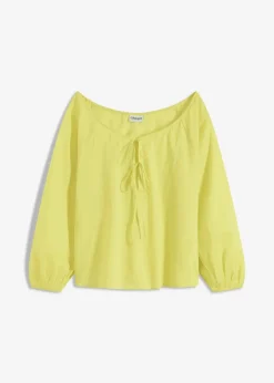 Damen bonprix Bekleidung·Jacken & Mäntel|Blusen & Tuniken|Bluse aus reiner Bio-Baumwolle