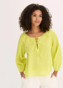 Damen bonprix Bekleidung·Jacken & Mäntel|Blusen & Tuniken|Bluse aus reiner Bio-Baumwolle