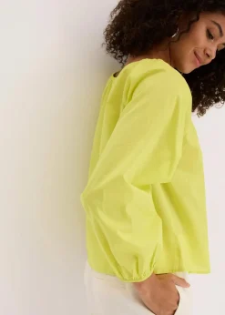 Damen bonprix Bekleidung·Jacken & Mäntel|Blusen & Tuniken|Bluse aus reiner Bio-Baumwolle