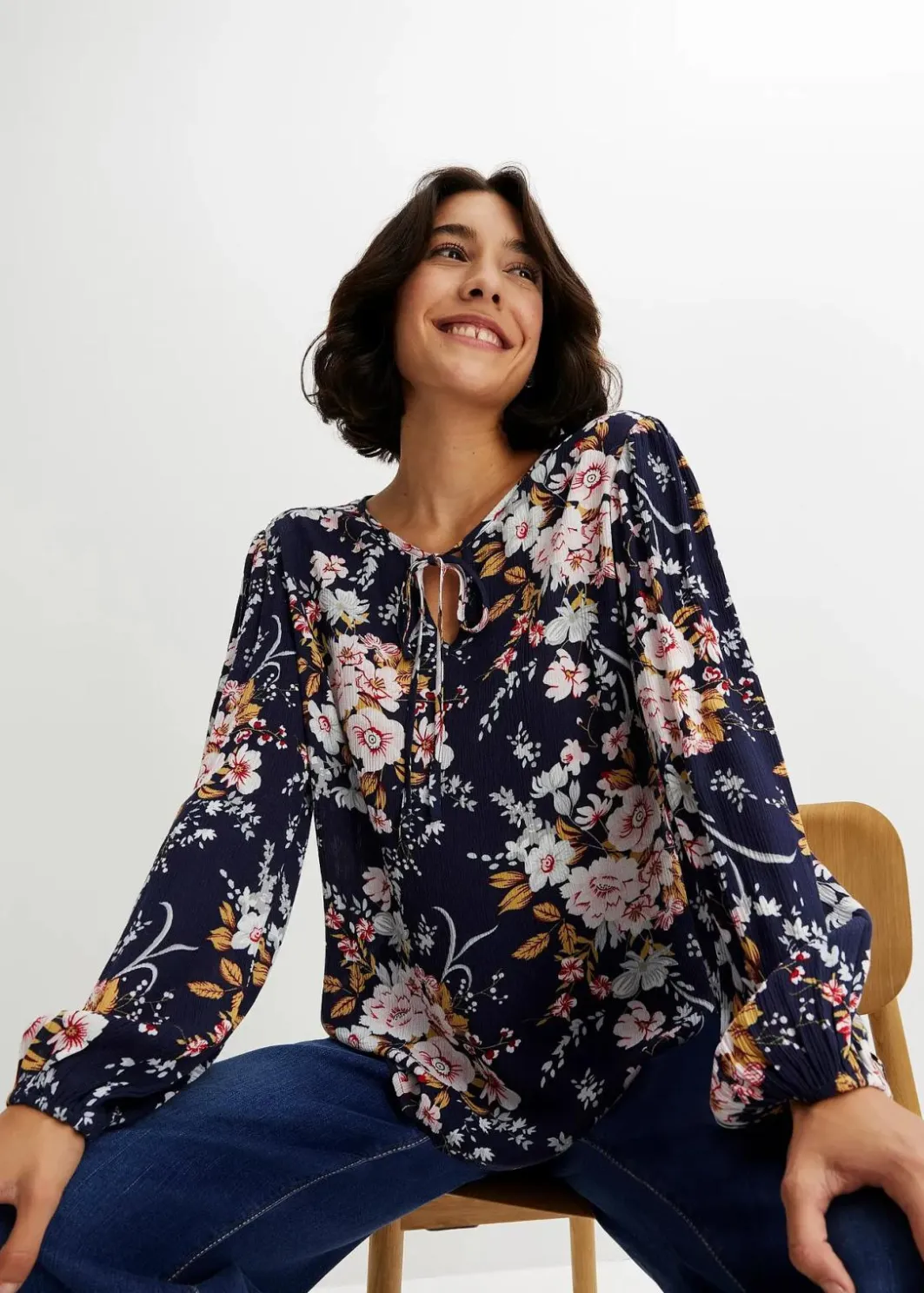 Clearance Bluse aus reiner Viskose Damen Bekleidung·Jacken & Mäntel|Nachhaltigere Materialien